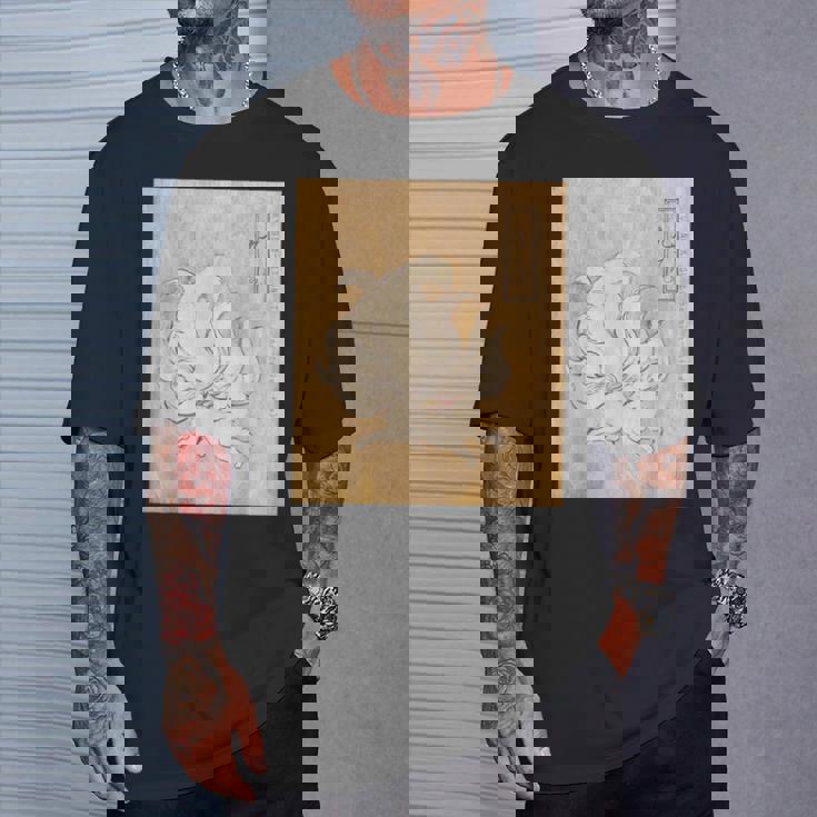 九尾の狐【日本の妖怪シリーズ】 Tシャツ 彼への贈り物