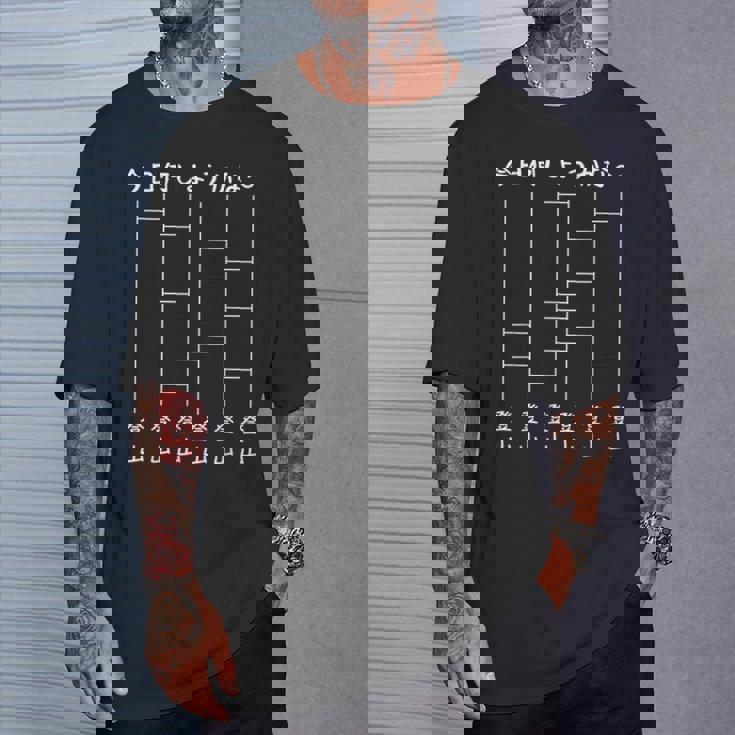 今日何しようかな 登山 あみだくじ おもしろ 面白い ギャグ ネタ ウケ狙い 笑える Tシャツ 彼への贈り物