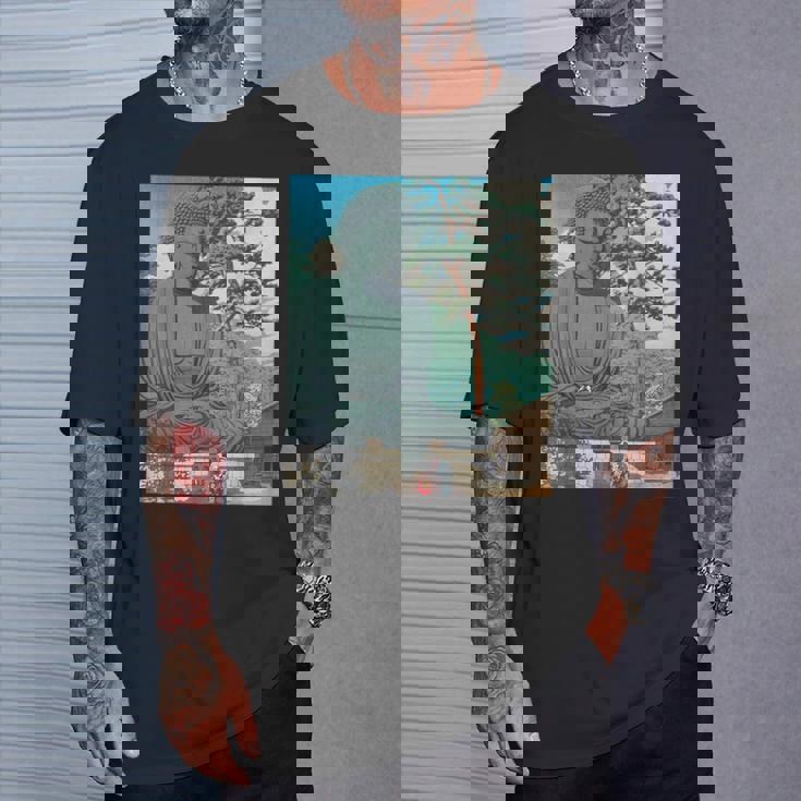 仏 大仏像 仏教 禅 瞑想 Tシャツ 彼への贈り物