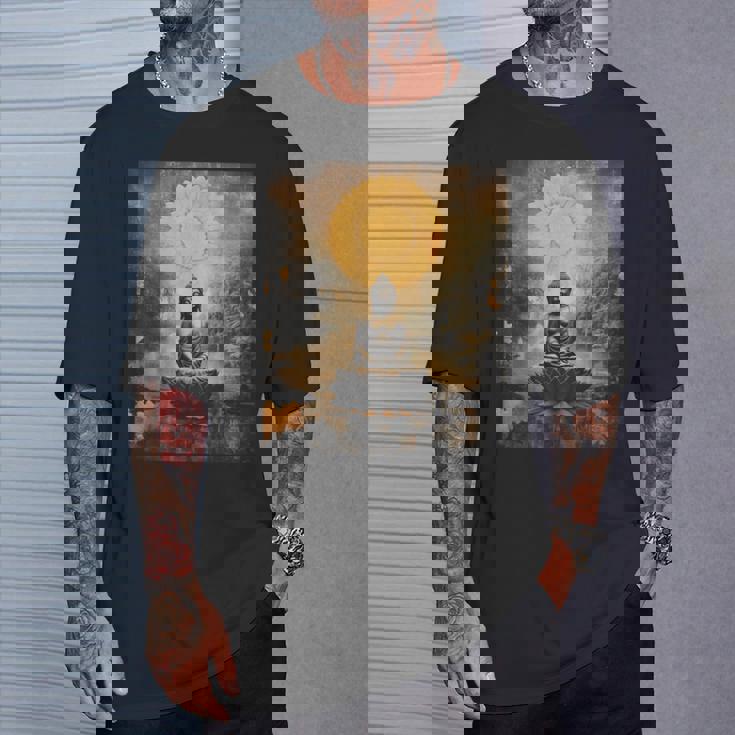 仏陀レトロ Tシャツ 彼への贈り物