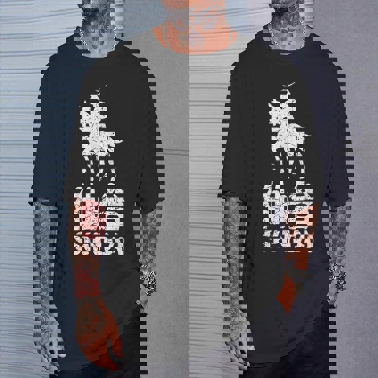 仙台日本 宮城 伊達将軍 日本の漢字土産 Tシャツ 彼への贈り物