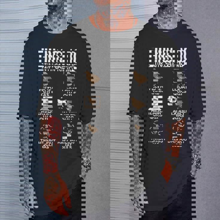 余暇にやること ウズラの鳥狩り ウズラ Tシャツ 彼への贈り物