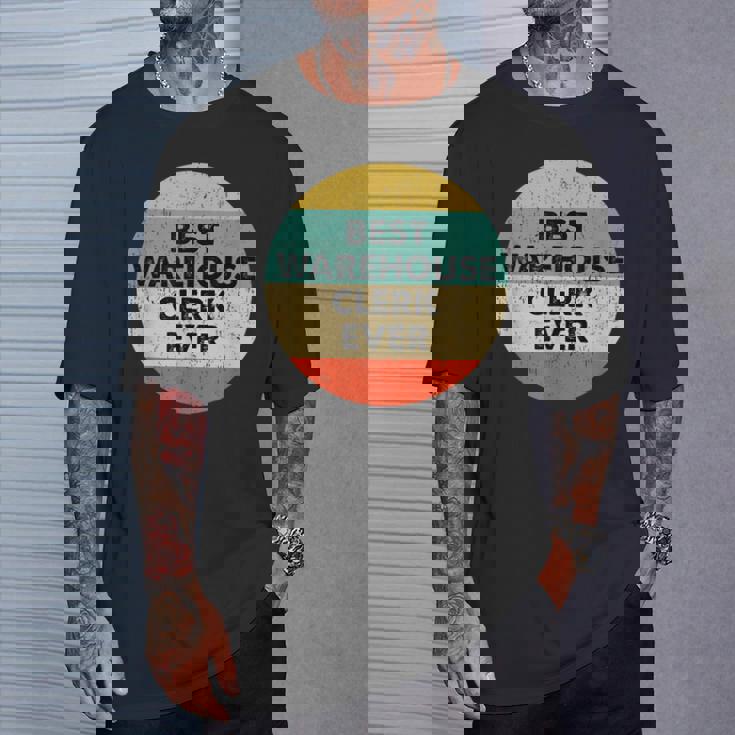 倉庫店員シャツ Tシャツ 彼への贈り物