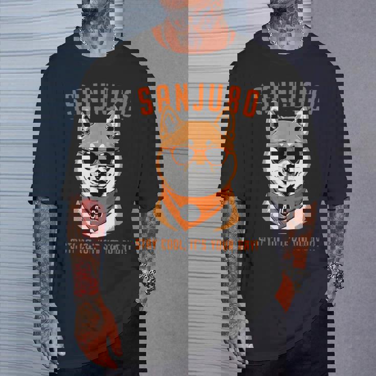 傘寿祝い 犬 柴犬 サングラス 父 男性 女性 母 犬好き 傘寿 お祝い 80歳 おもしろ おもろい Tシャツ 彼への贈り物