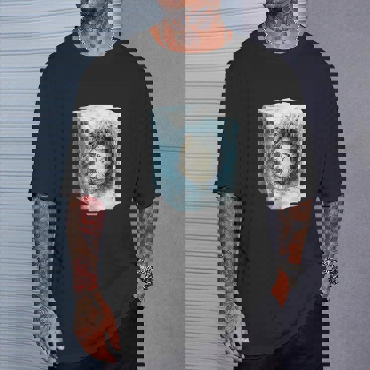 冷凍アンティーク時計のシュールなデザイン Tシャツ 彼への贈り物