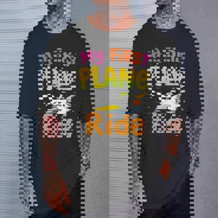 初めてのフライトmy First Plane Ride Tシャツ 彼への贈り物