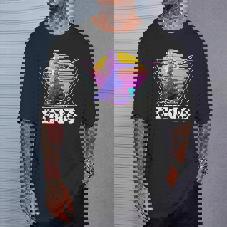 剣道 日本武道 レトロ ヴィンテージ ヴェイパーウェーブ 90年代 Tシャツ 彼への贈り物