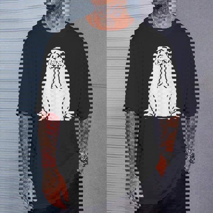 動物 かわいい ミニマリスト セイウチ シンプルなセイウチ Tシャツ 彼への贈り物