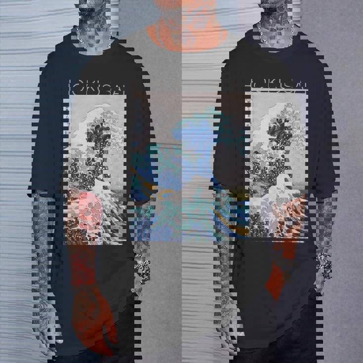 北斎 神奈川沖大波 アーティストのために Tシャツ 彼への贈り物