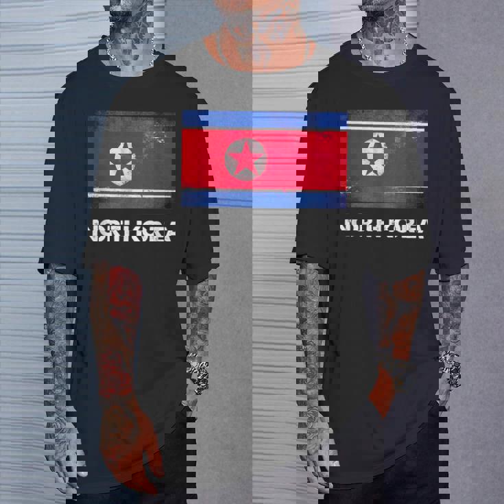 北朝鮮国旗tシャツ Tシャツ 彼への贈り物