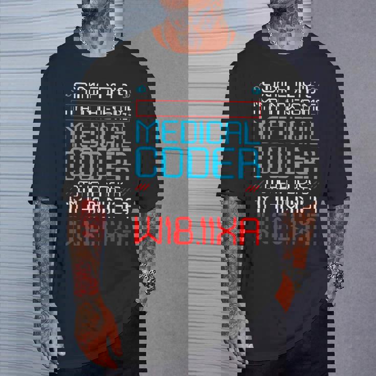 医療請求コーダー 健康情報 ヘルスケア 請求 Tシャツ 彼への贈り物