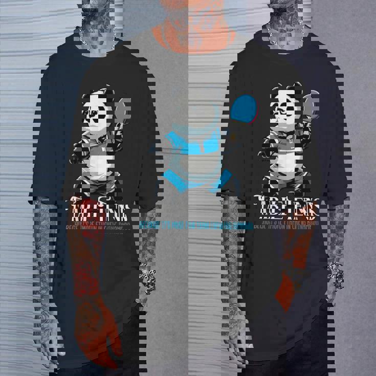 卓球 パンダ 卓球 Tシャツ 彼への贈り物