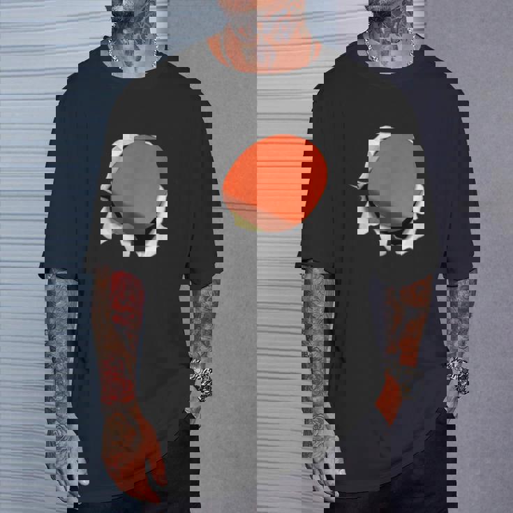 卓球 ラケット 面白いtシャツ ピンポン おもしろ 服 ネタ メンズ 卓球部 おもしろグッズ 大人 子供 Tシャツ 彼への贈り物