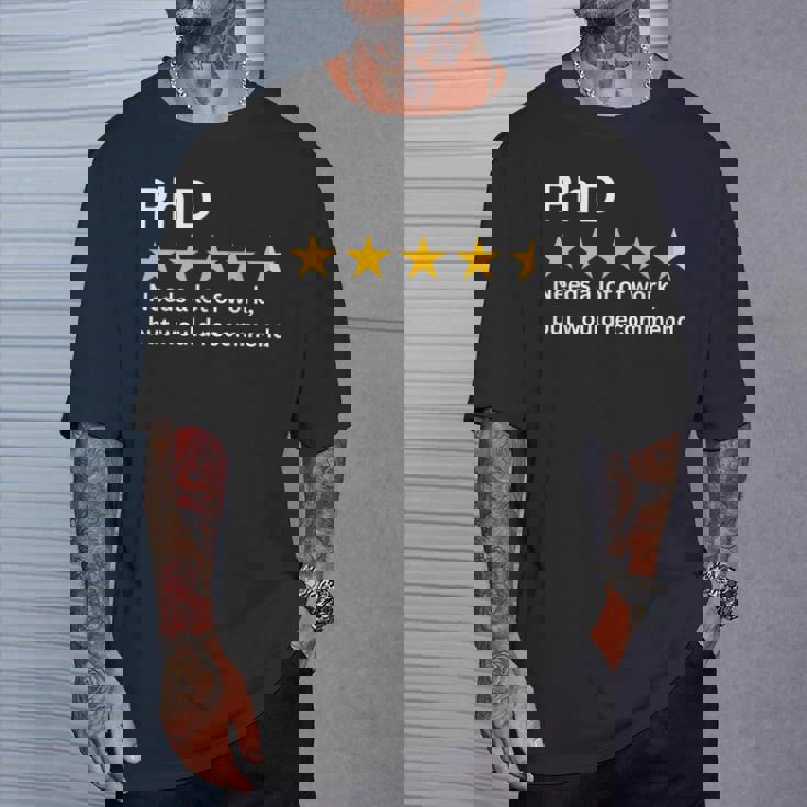 博士号、多くの努力が必要ですが、推奨される、面白い博士号。 Tシャツ 彼への贈り物