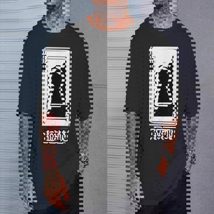 古墳《トランプのキング》パロディ【変なデザイン屋さん】歴史 かわいい イラスト 面白い おしゃれ Tシャツ 彼への贈り物