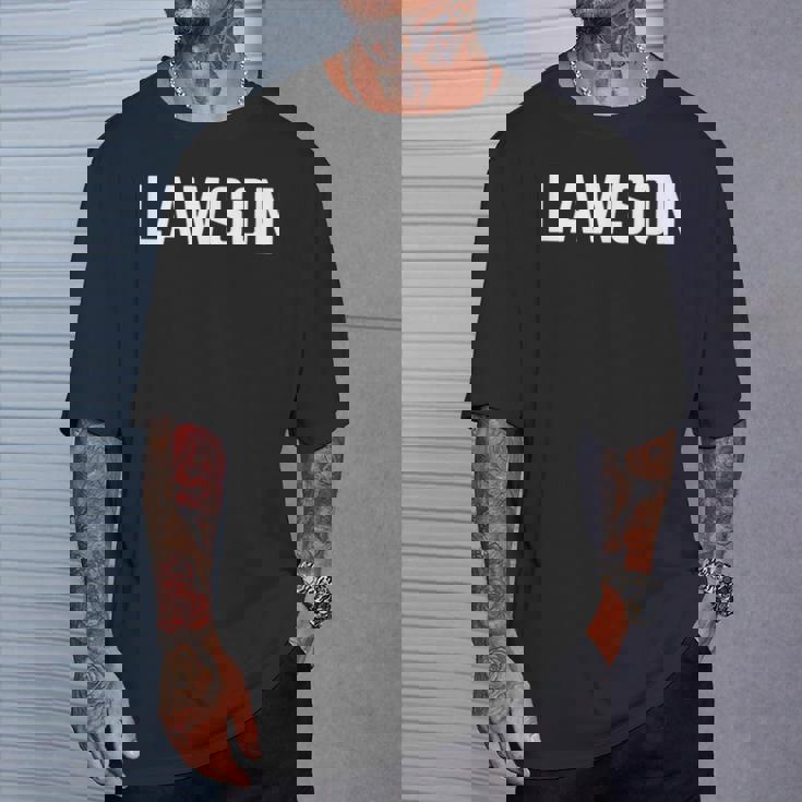 名 ローソン テキスト アパレル クラウン ホワイト テキスト Tシャツ 彼への贈り物