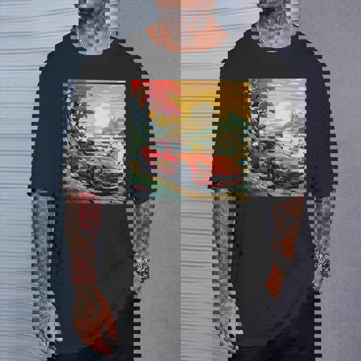 和風370z車 Tシャツ 彼への贈り物