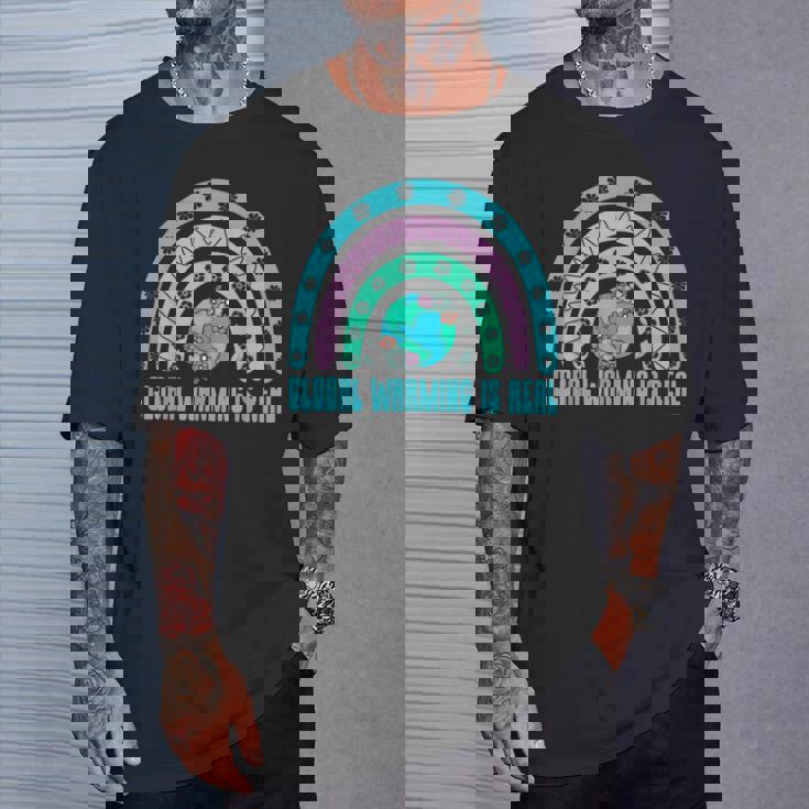 地球温暖化は本当の木の生態系と森の生態系 Tシャツ 彼への贈り物