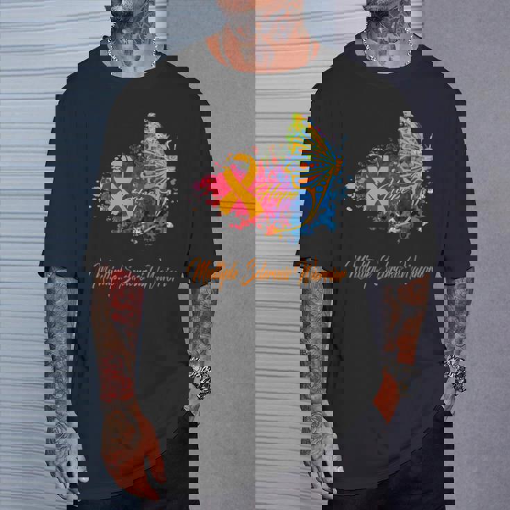 多発性硬化症の認識 Tシャツ 彼への贈り物