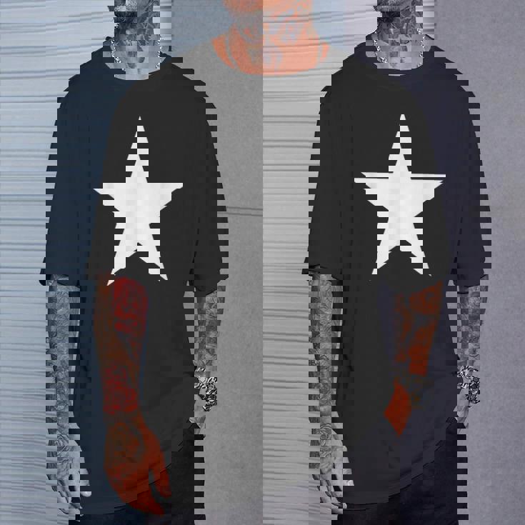 大きな白い星 Tシャツ 彼への贈り物