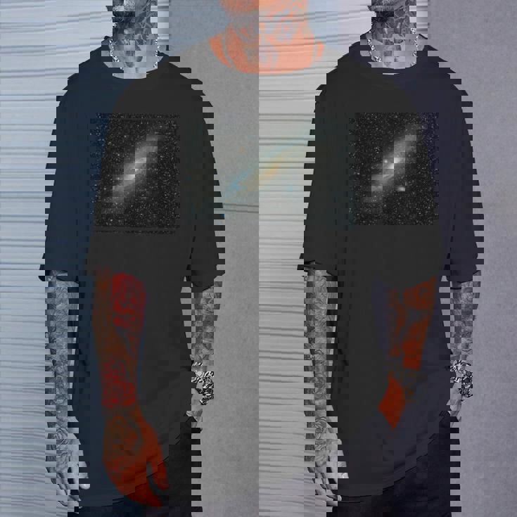 天の川銀河の天体写真 Tシャツ 彼への贈り物