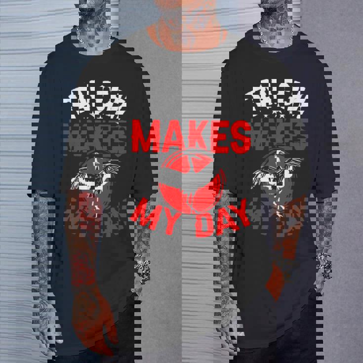 太極拳は私の日をつくる 太極拳 Tシャツ 彼への贈り物