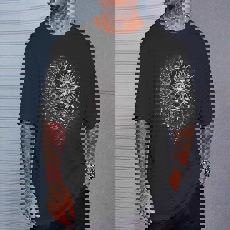 太陽と月 グラフィックtシャツ メンズ レディース ボーイズ ガールズ Tシャツ 彼への贈り物