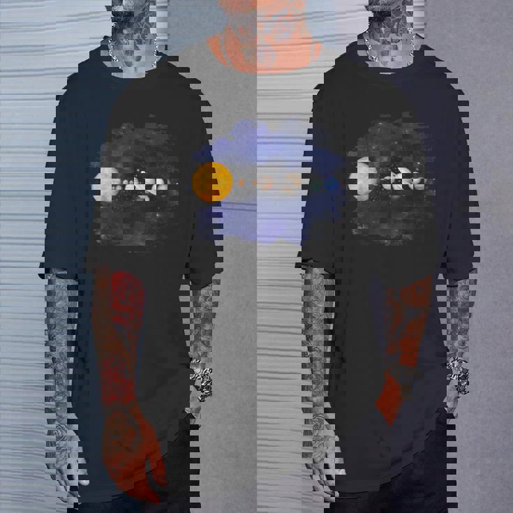 太陽系惑星 科学宇宙ファン 男の子 女の子tem キッズ Tシャツ 彼への贈り物