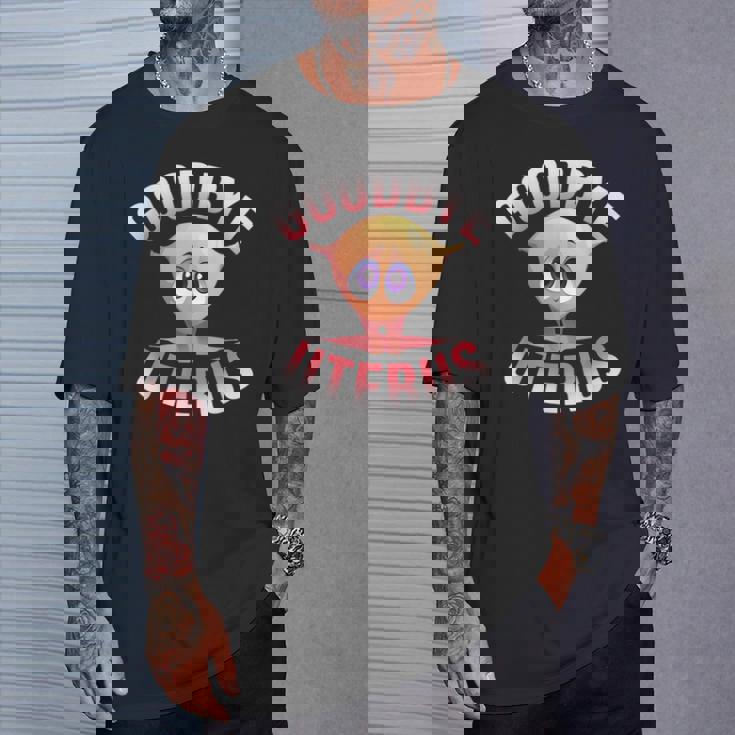 子宮摘出術 子宮摘出花 Tシャツ 彼への贈り物