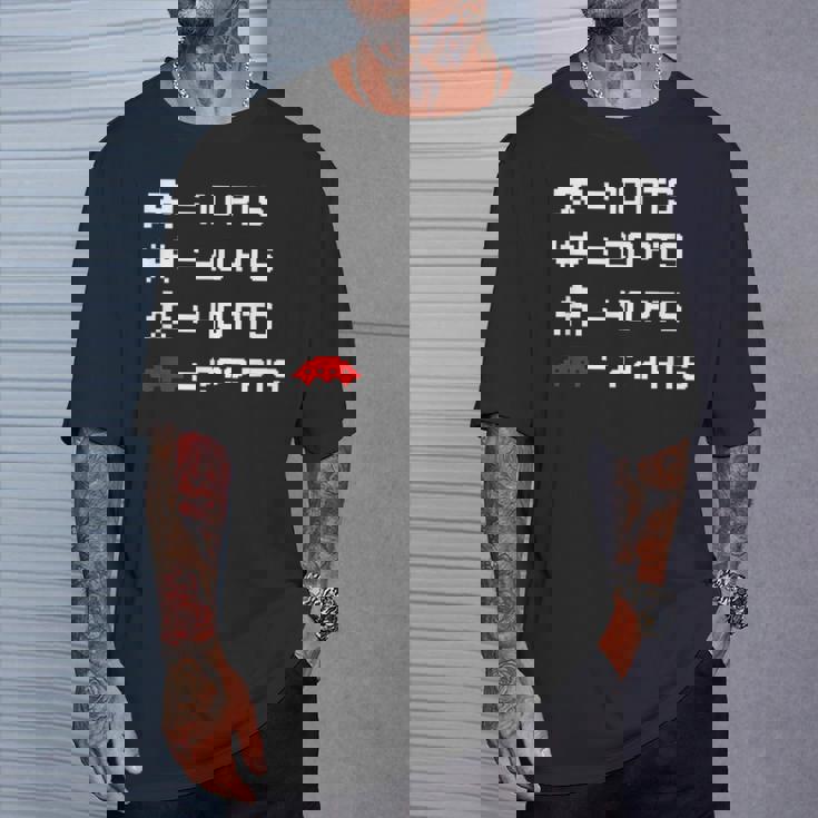 宇宙からのレトロなエイリアンインベーダー 80年代8ビットビデオゲームシャツ Tシャツ 彼への贈り物