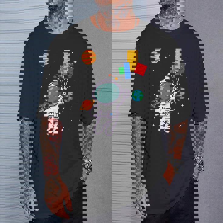 宇宙飛行士とレゴバルーンの冒険 Tシャツ 彼への贈り物