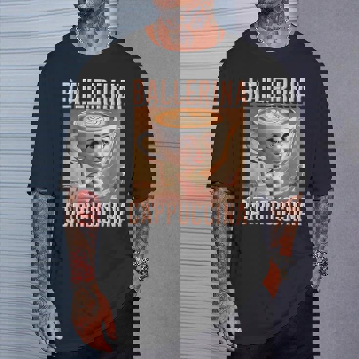 少年 インターネット ミーム 陽気な Ai モンスター バレリーナ カプチーナ Tシャツ 彼への贈り物