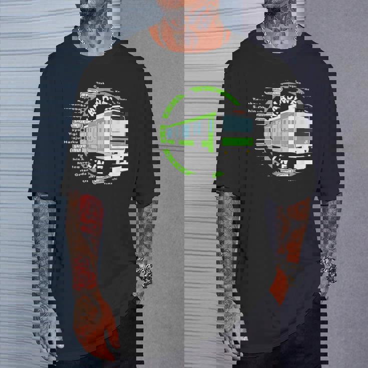 山之手ライン 東京通勤用ループライン Tシャツ 彼への贈り物