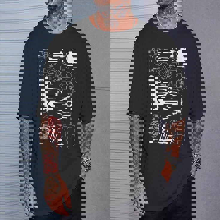 工具 工作機械 ドライバー Tシャツ 彼への贈り物