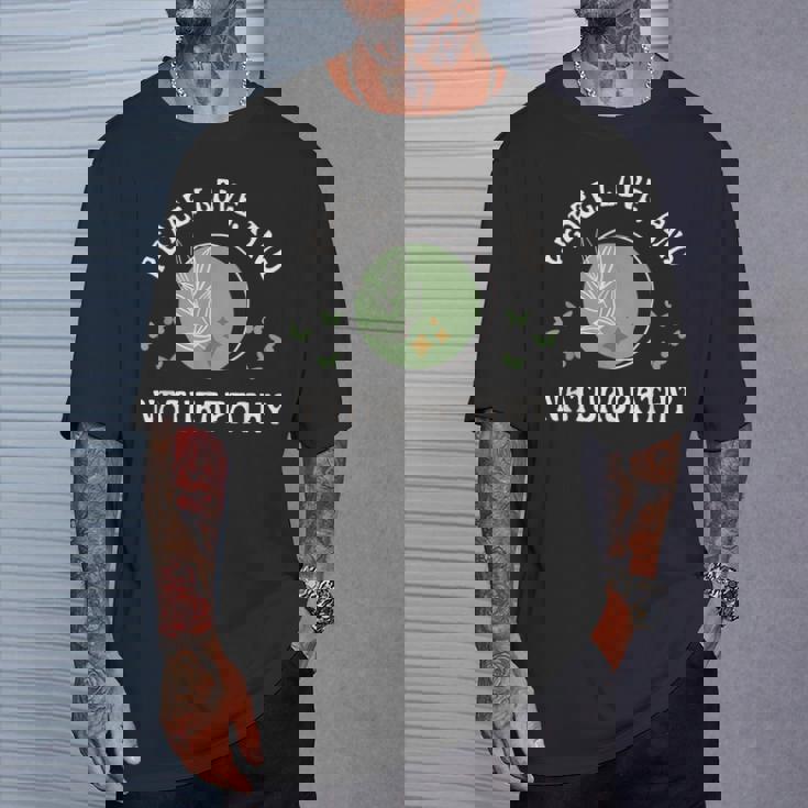 平和 愛と自然療法 ウェルネスとナチュラルヒーリング Tシャツ 彼への贈り物