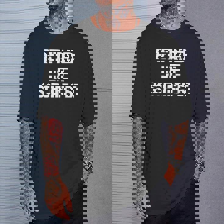 引退した生命科学者 面白い 長袖tシャツ Tシャツ 彼への贈り物