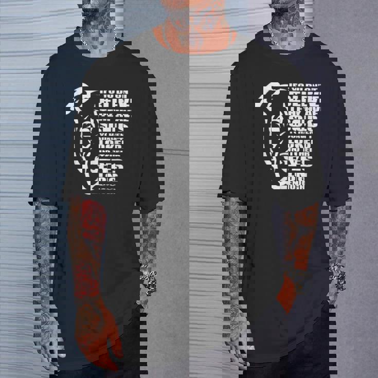 彼らが魂を持っていると信じないなら、ピットブル愛好家ピットブル Tシャツ 彼への贈り物