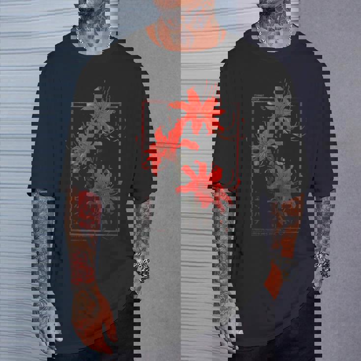 彼岸花 または 曼珠沙華 グランジ 日本の アニメ 美学 Tシャツ 彼への贈り物