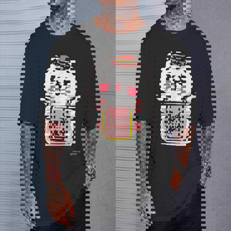 愛しすぎて大好きすぎる。ペアデザインにゃんこジャム ダークカラー Tシャツ 彼への贈り物