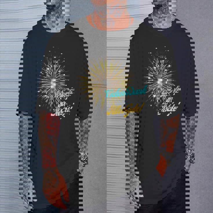 感謝 幸運 花火 Tシャツ 彼への贈り物