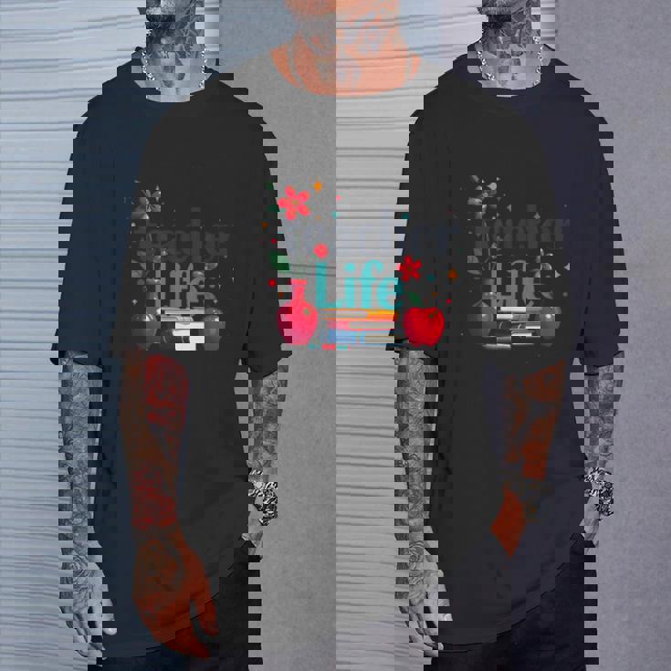 教師 生活 花 教室 感謝 教育 Tシャツ 彼への贈り物