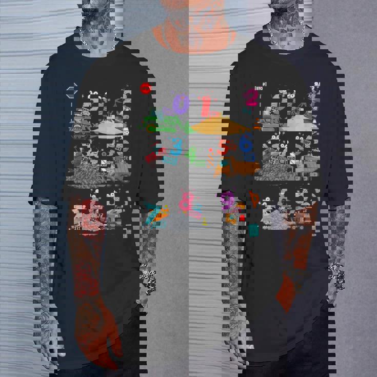 数学の日のコスチューム アイデアに数字付き キッズ 数学 数字 Tシャツ 彼への贈り物