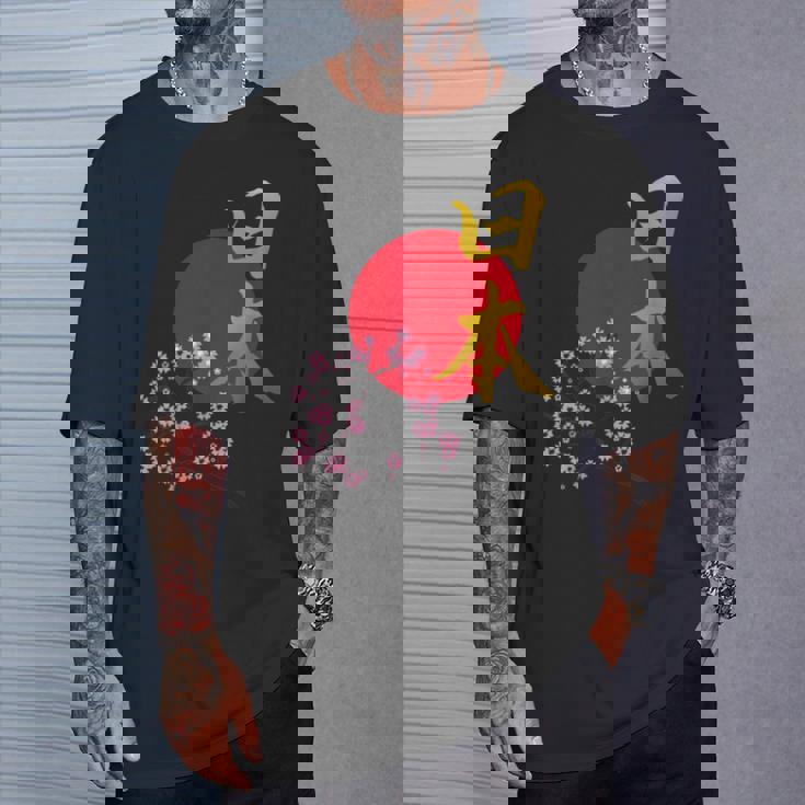 日本- 書道アート 伝統的なデザイン、ユニークなお土産 Tシャツ 彼への贈り物