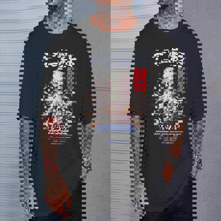 日本のたこ原宿アニメ漫画たこ焼きストリートウェア Tシャツ 彼への贈り物