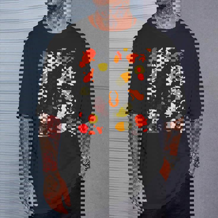 日本のランチュウ 金魚グラフィック Tシャツ 彼への贈り物