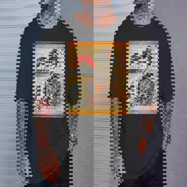 日本の伝統の優雅さ Tシャツ 彼への贈り物