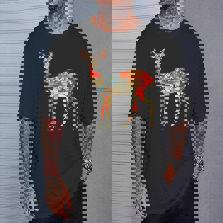 日本の折り紙 奈良鹿日本ファン向け 奈良鹿 Tシャツ 彼への贈り物