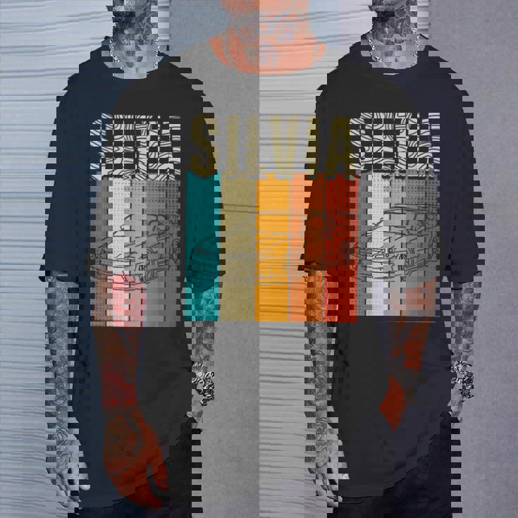 日本シルビア15 チューニング スポーツカー レジェンド 90年代 ヴィンテージ Tシャツ 彼への贈り物