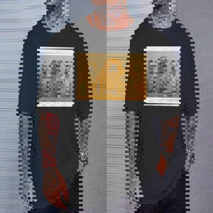 日本ブルドッグファミリー Tシャツ 彼への贈り物