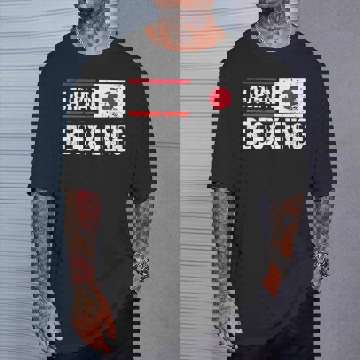 日本ボクシング日本旗スポーツジムスパーリングアマチュアスポーツ Tシャツ 彼への贈り物